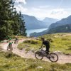 Downhill MTB trasa Paganella kalnų dviračiais